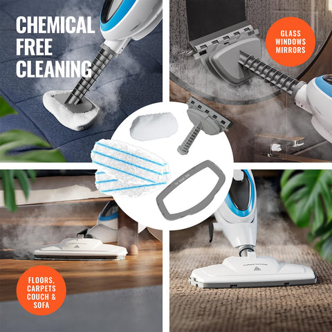 PurSteam carpet glider attachment for gentle carpet cleaning.
