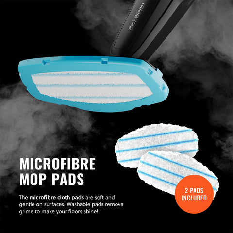 PurSteam reusable pads supporting ongoing cleaning sessions