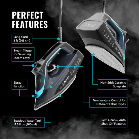 Pursteam SteamBurst+ anti-drip system protects fabrics from stains