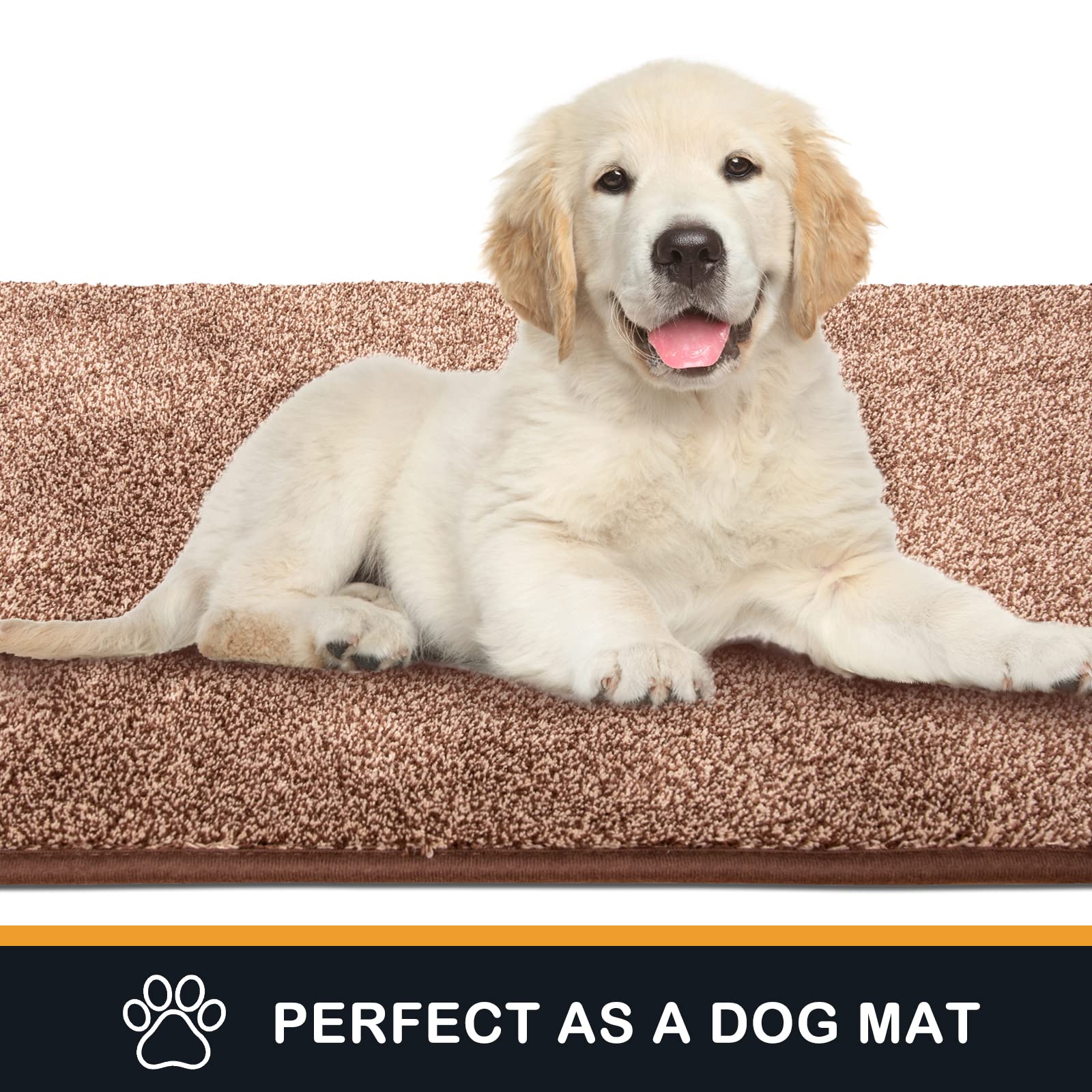 PURRUGS machine washable door mat stays clean after washing cycles