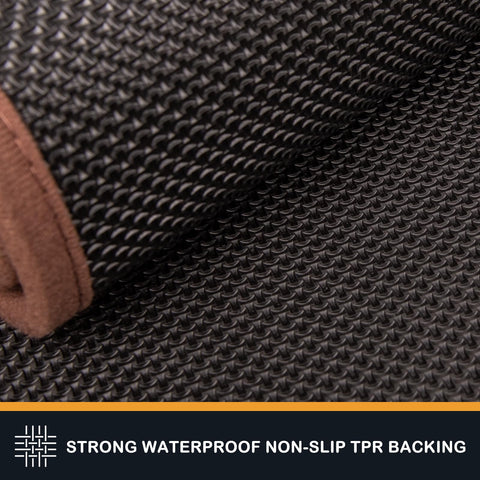 PURRUGS entry rug with non-slip backing prevents slips on wet floors
