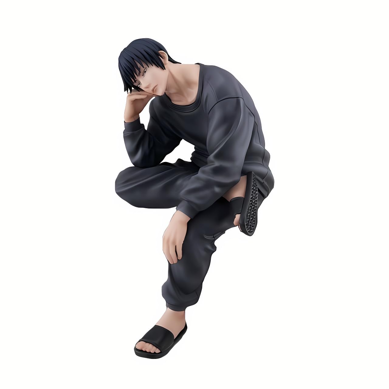 Puruuige Fushiguro Toji figure sitting pose, a striking desk ornament.