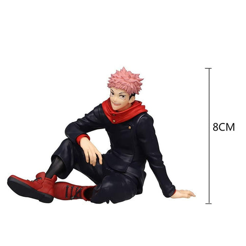 Puruuige Geto Suguru figure, detailed sitting pose for shelf decor