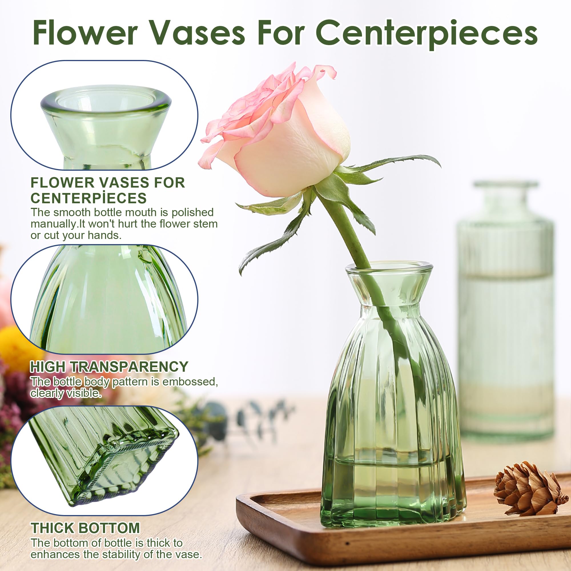 Purvonnie glass vases as gifts for anniversaries, weddings, or home updates.
