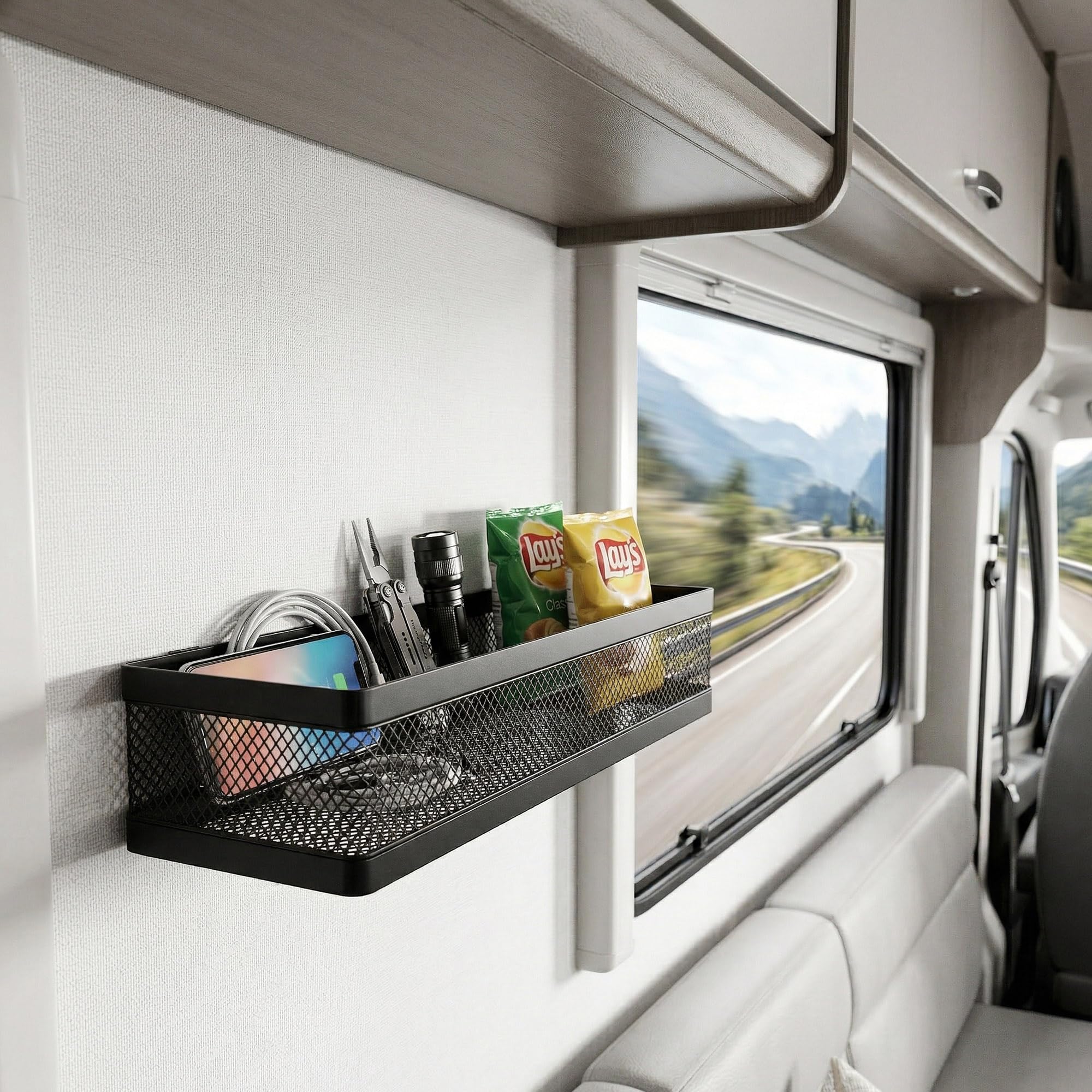 PUSDON includes screws, anchors, and adhesives for versatile installation