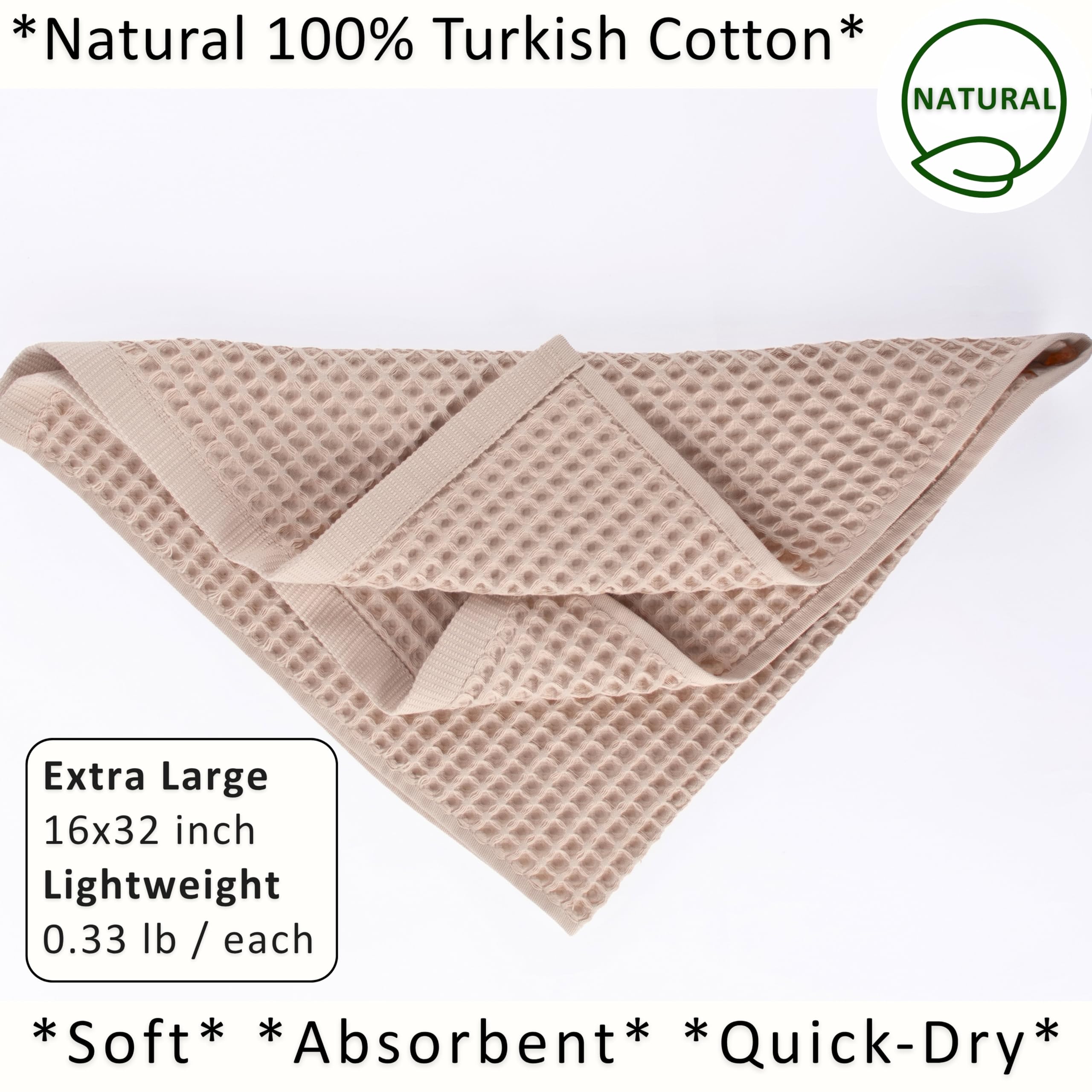 PÜSKÜL kitchen towel absorbs moisture and leaves surfaces lint-free.