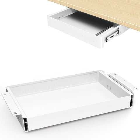 PUTORSEN under-desk storage drawer 1574-wide, organized and within reach