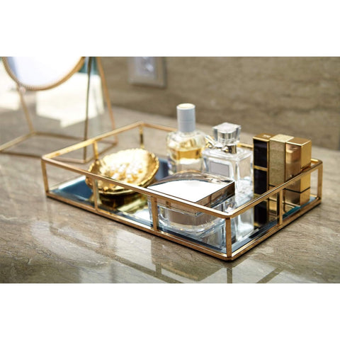 PuTwo vanity-decor tray suitable for bathroom or bedside display
