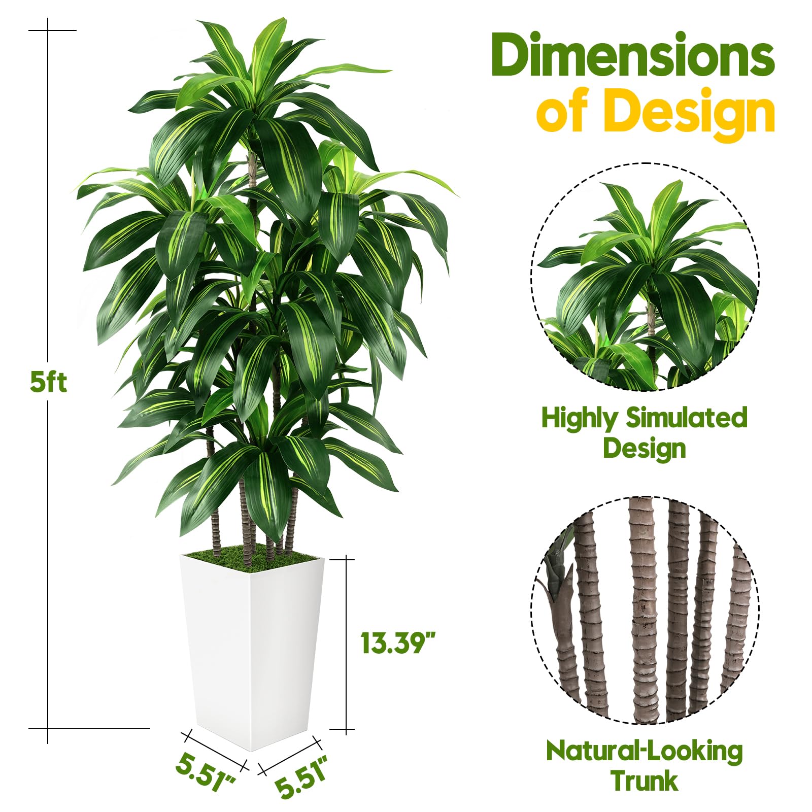 PUUKU white planter height and elegance complement modern interiors.