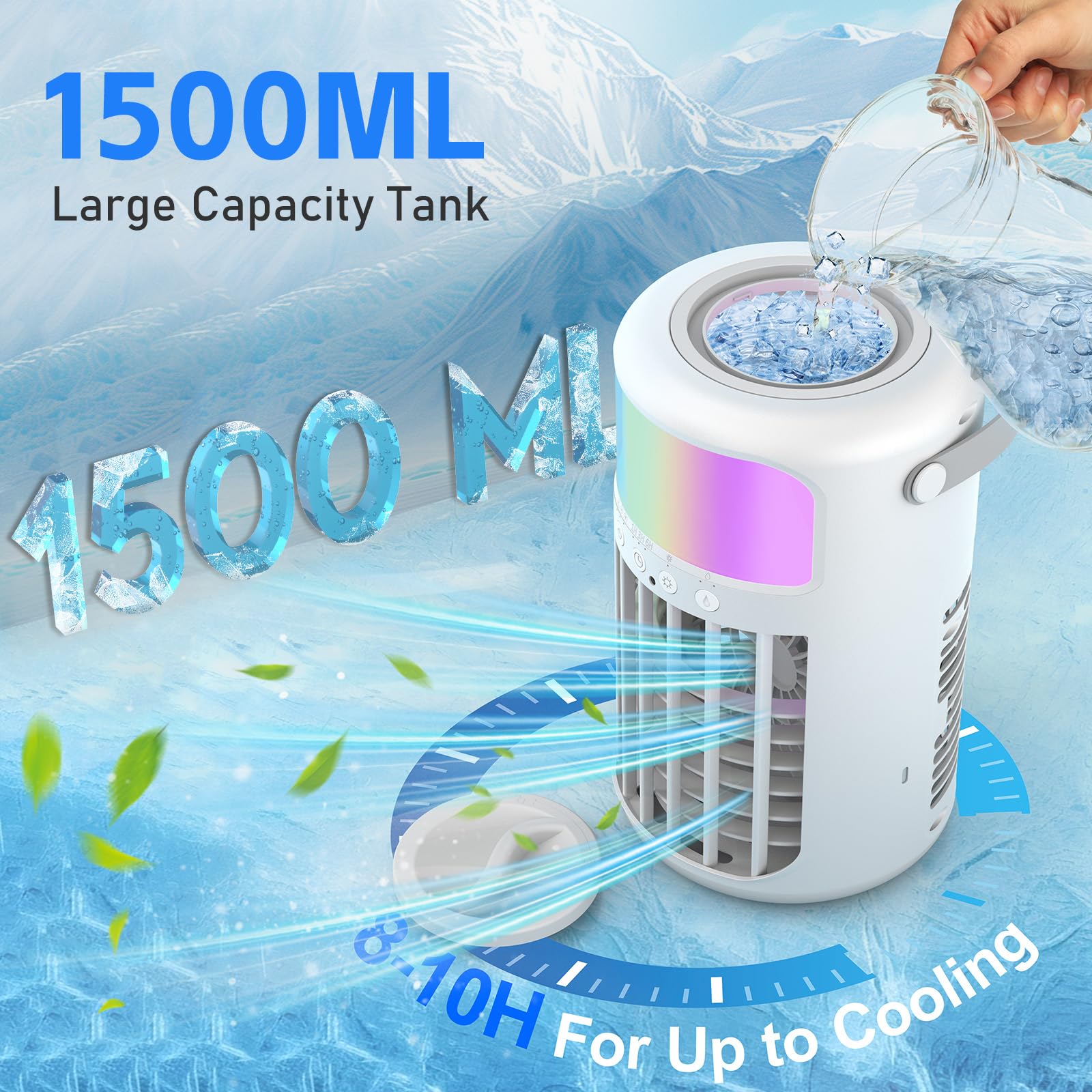 PUUXUMIC portable ac remote control for easy operation from bed or desk.