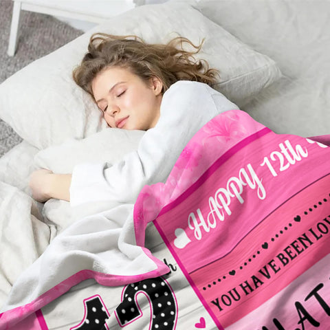PVDSAVE gift for a 12th birthday blanket elevates celebrations and memories.