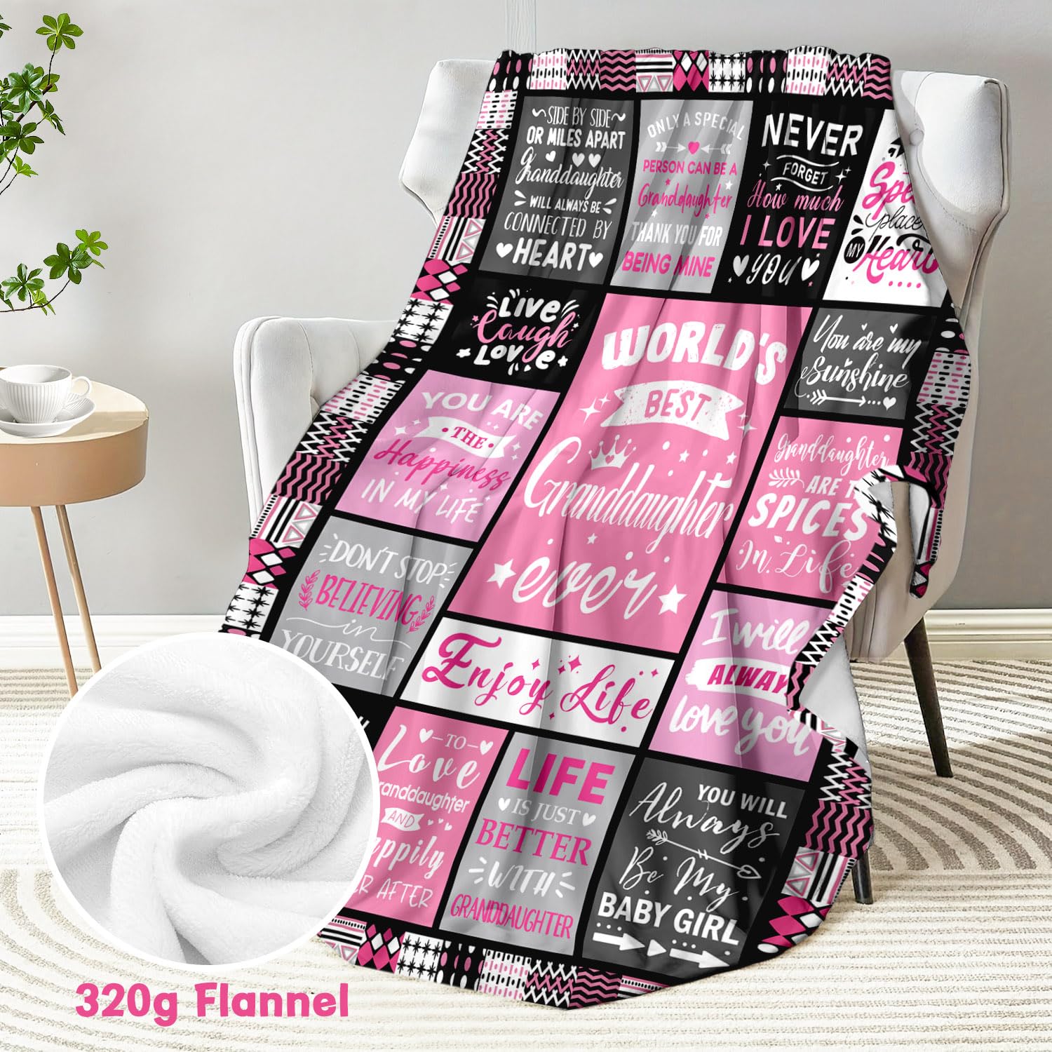 PVDSAVE Machine washable blanket demonstrating easy care and quick drying.