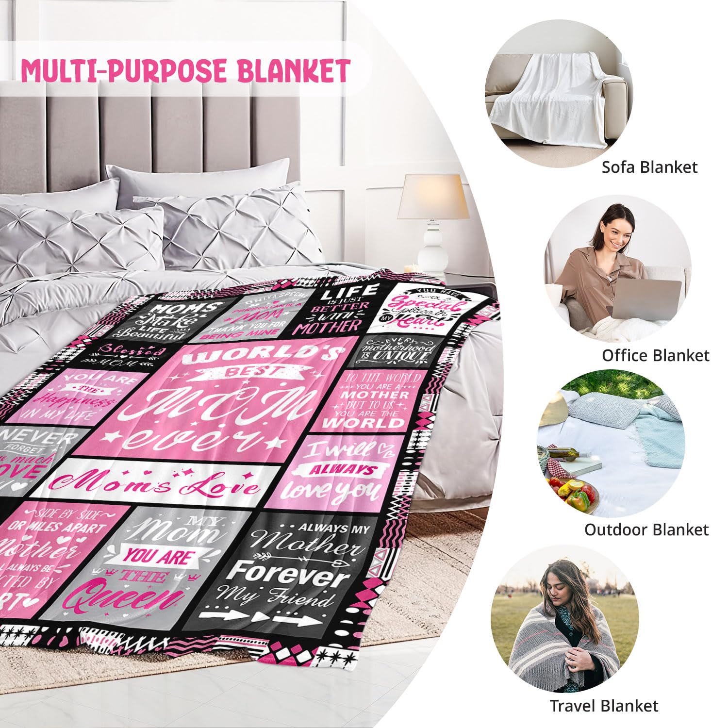 PVDSAVE Moms Blanket travel-friendly layer for on-the-go warmth