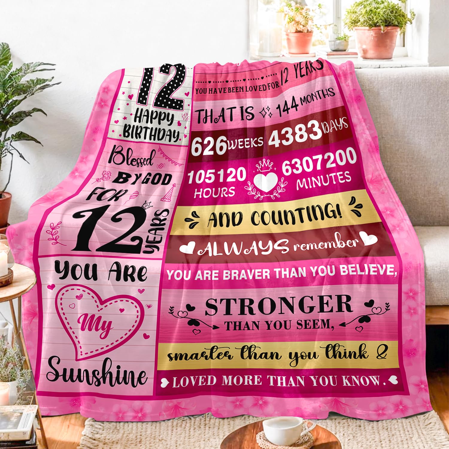 PVDSAVE soft textured blanket offers comforting warmth during cozy nights.