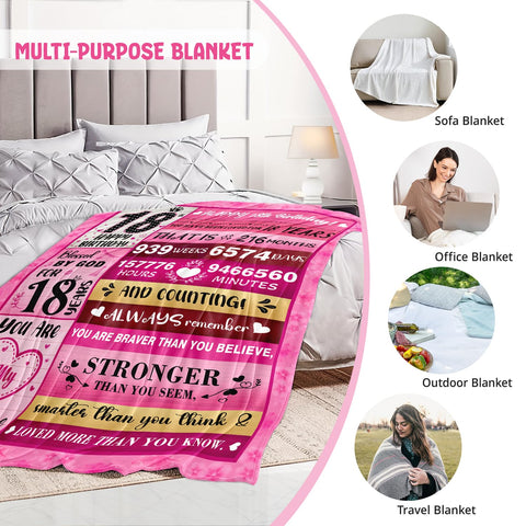 PVDSAVE versatile blanket for couch, bed, or travel and everyday use.