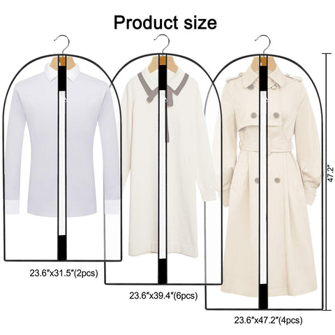 Pwsap EVA material garment bags are soft, dust-proof, and water-resistant