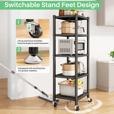 PXRACK pantry storage helps declutter cabinets and maximize space.
