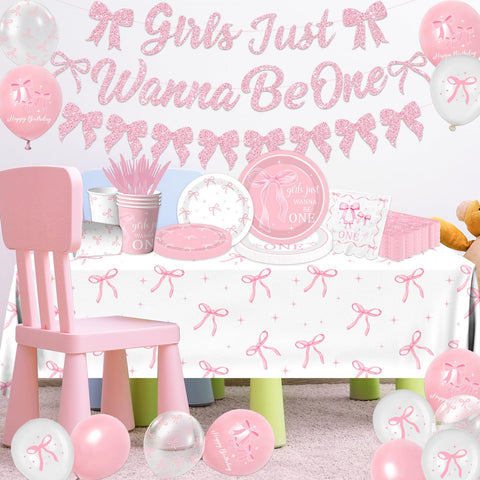 Pymurod pink bow tablecloth ties party tables together