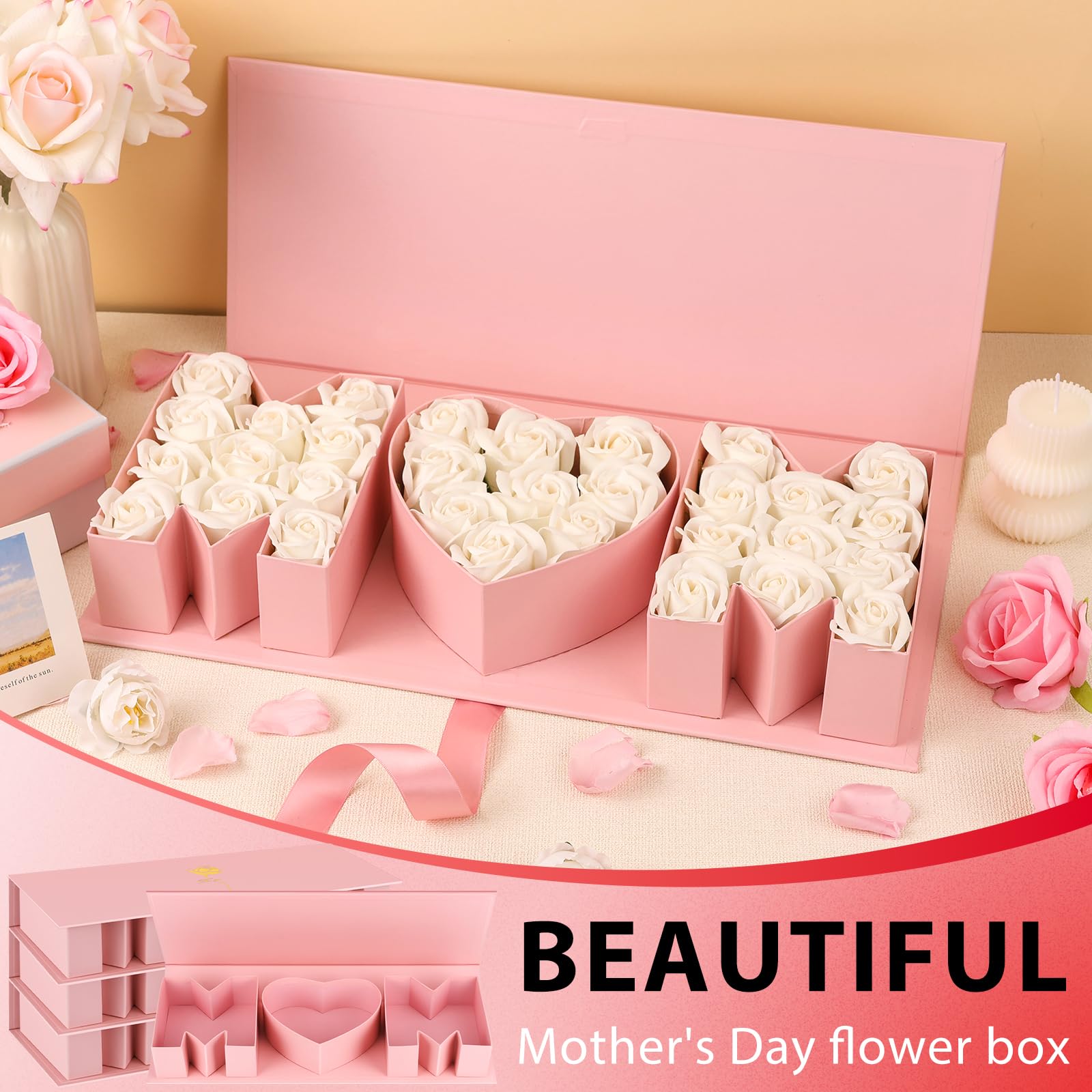 Box dimensions 43x18x6.8 cm highlight compact yet visible presence.