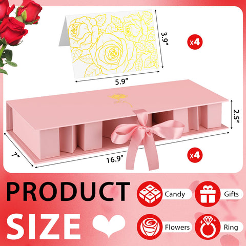 Close-up of PYQTH ribbon detail on the pink mom box for a premium look.