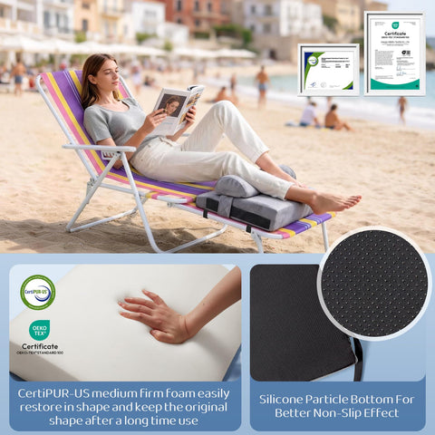 Removable crystal velvet cover of PYURIFAI cushion for easy cleaning.