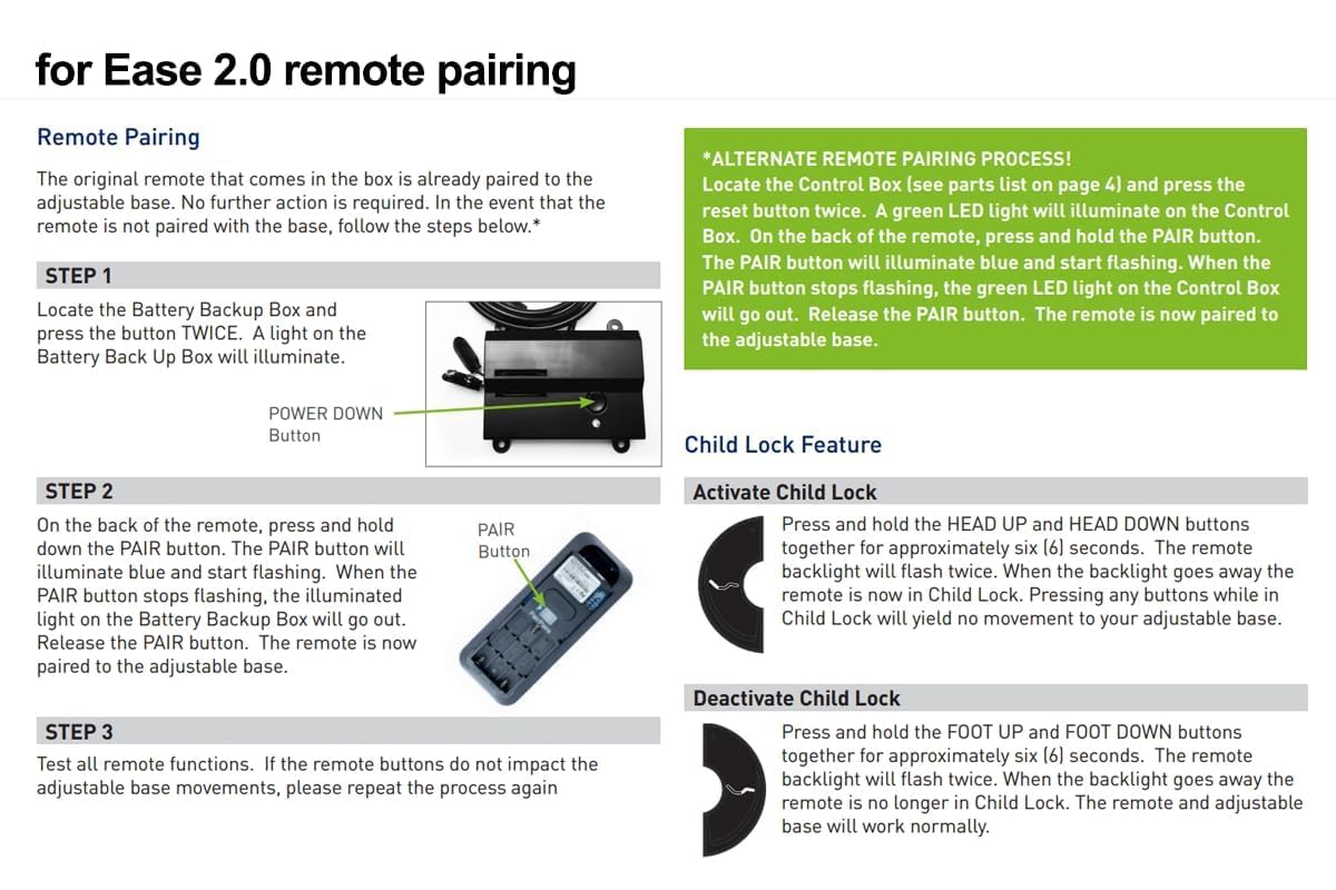 PZL RF399A pairing steps illustration for simple setup.