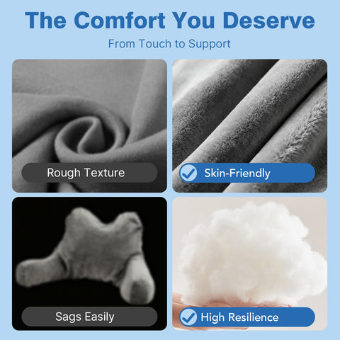 PZT Reading Pillow Plus cloud-like plush fill maintains shape during use