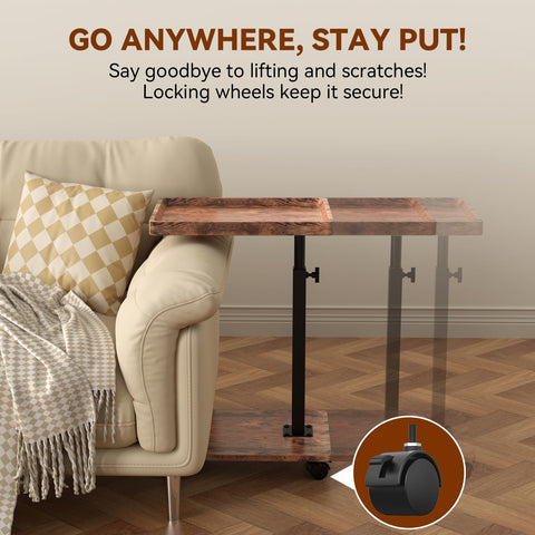 QAUUQQ C Table perfect for dining or snacks beside the sofa