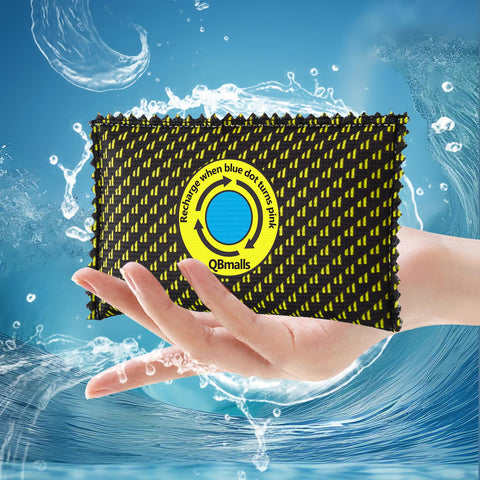 QBmalls drawer desiccant pack reduces moisture and musty odors.