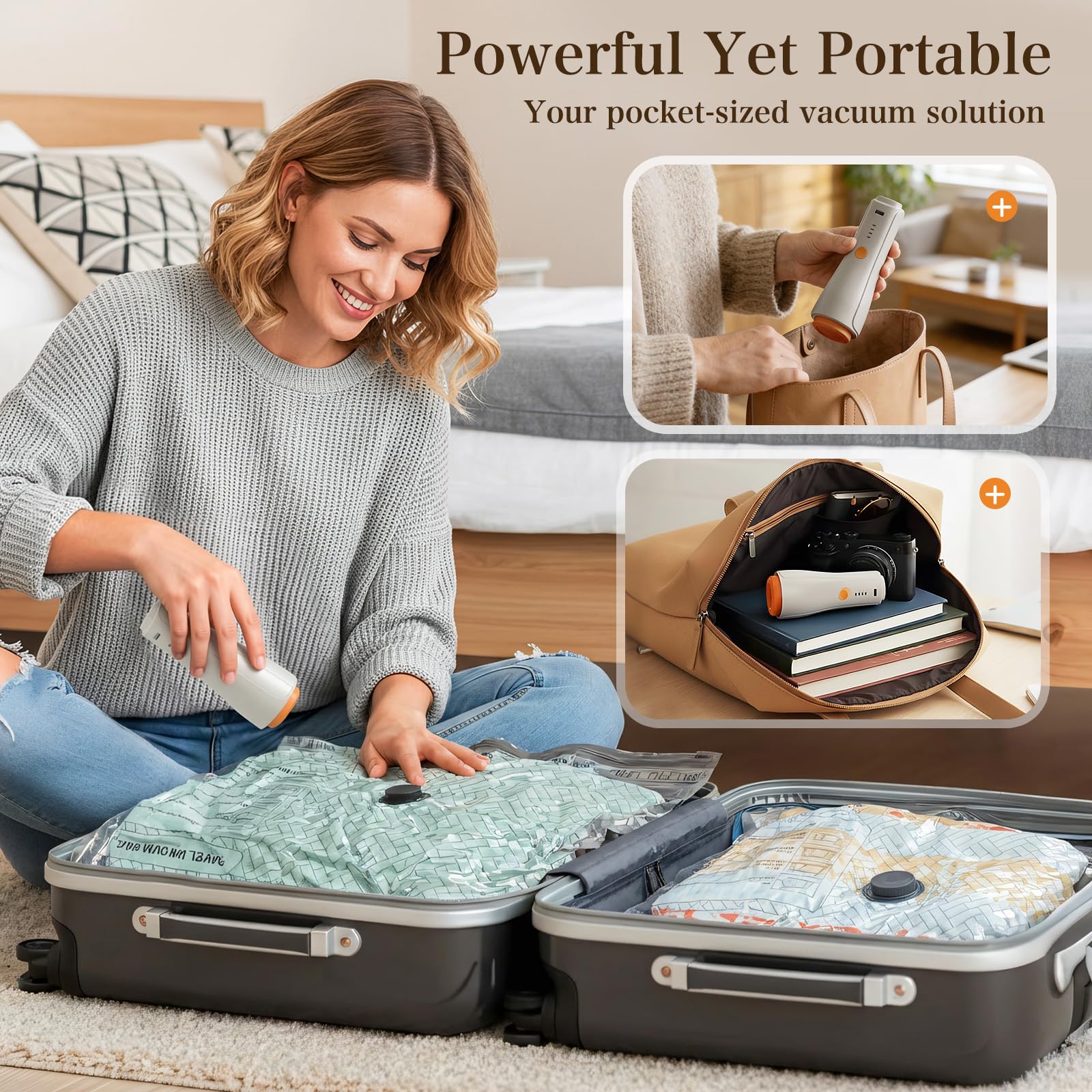 QcoQce travel packing set maximizing luggage capacity