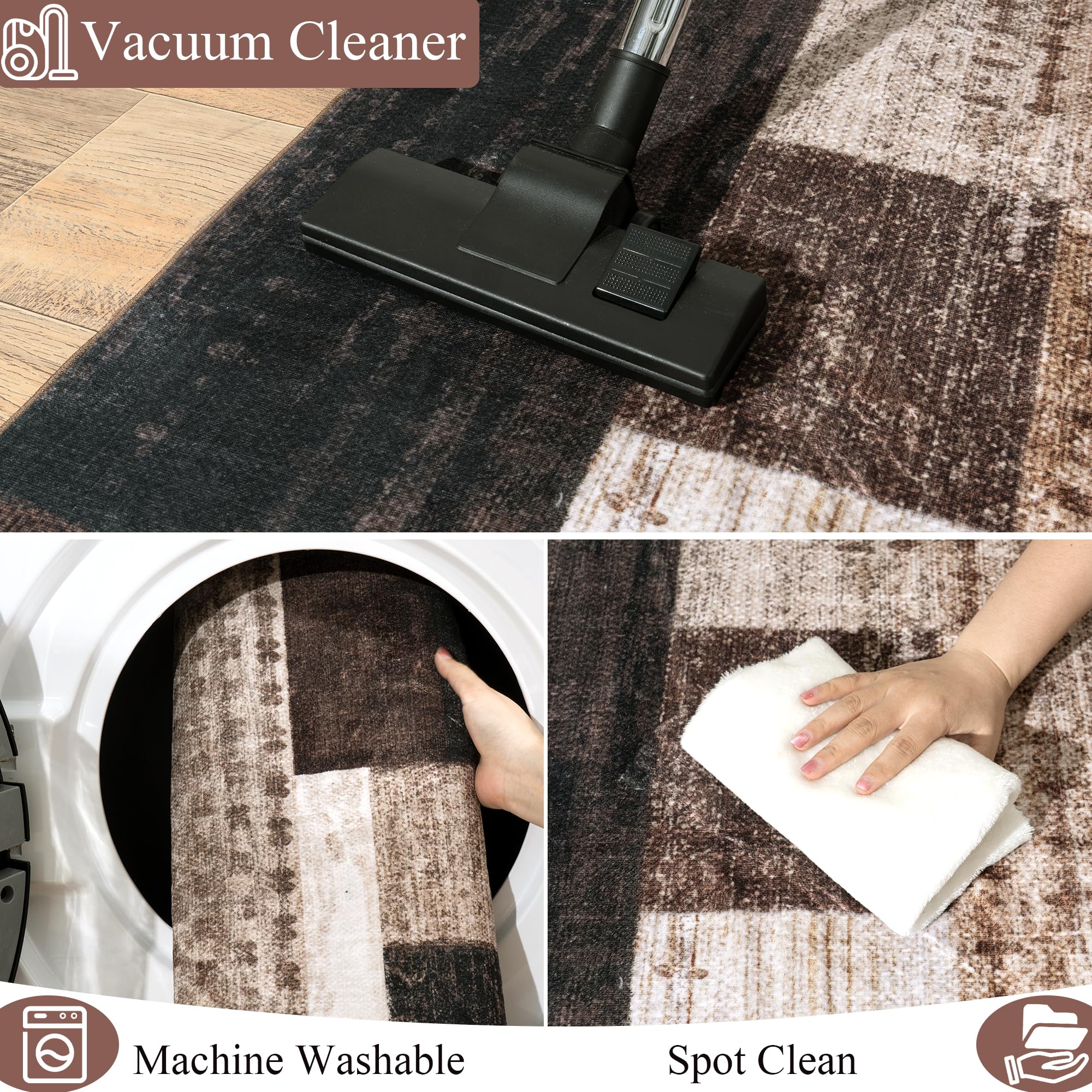 QDUIDU entryway rug protects floors while adding warm first impression