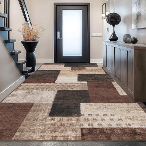 QDUIDU rug back with TPR backing for stability on busy floors.