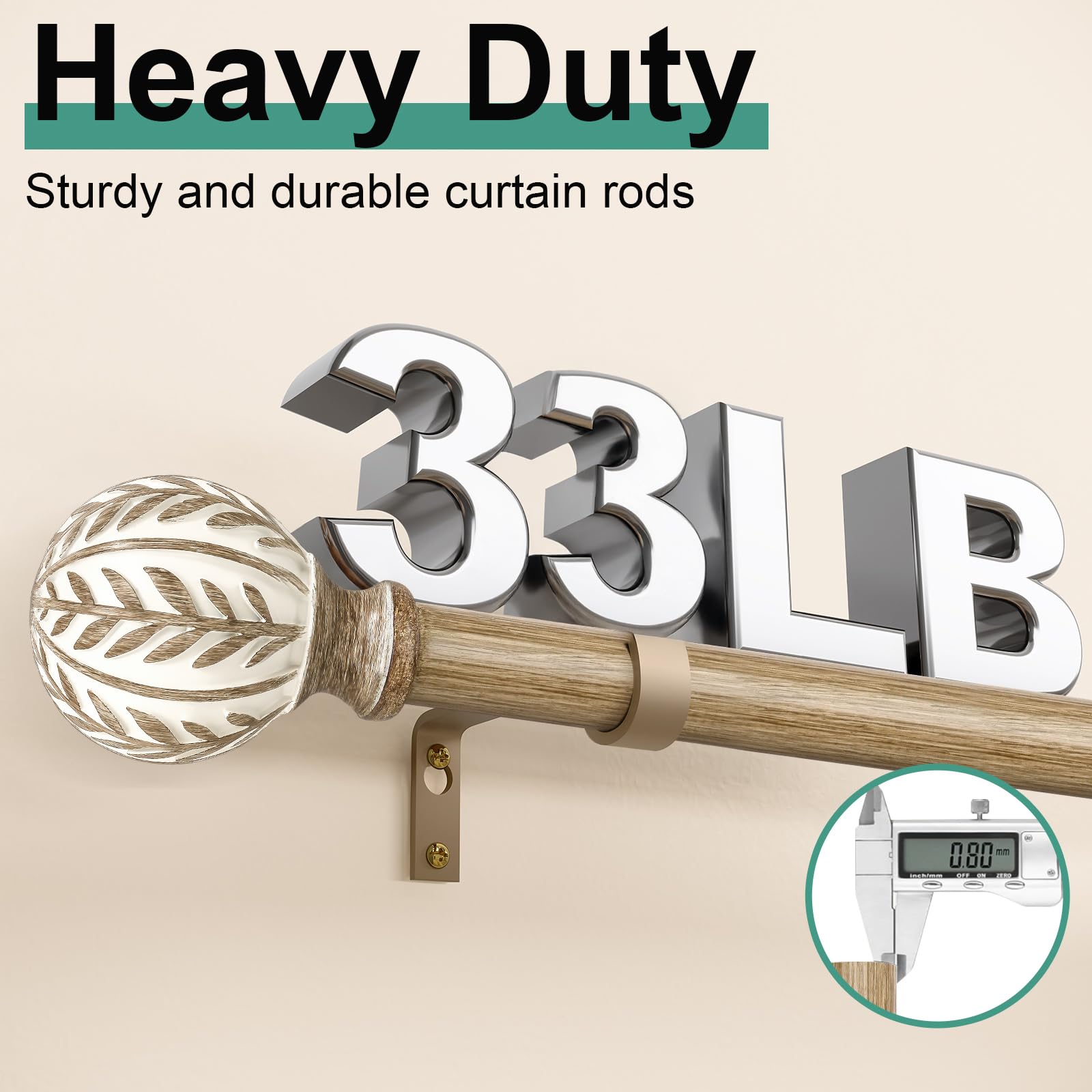 QDWIS inner rod 7-8 inch diameter promotes smooth operation
