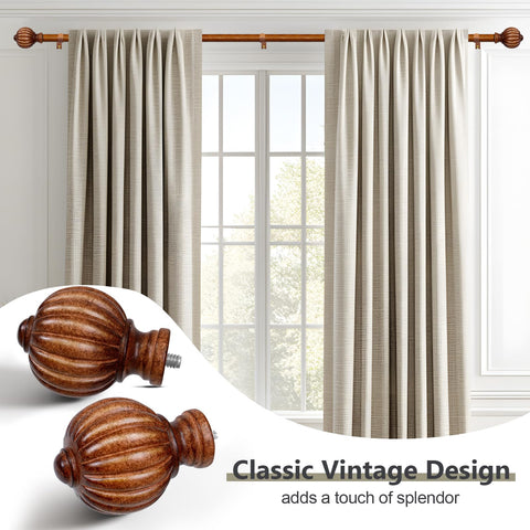 QDWIS versatile curtain rod suited for living rooms, kitchens, and more.