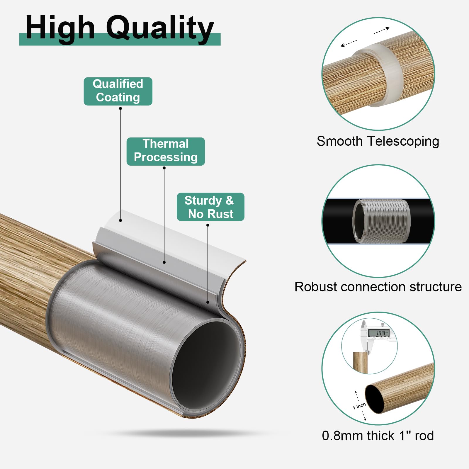 QDWIS wall brackets and screws for sturdy mounting.