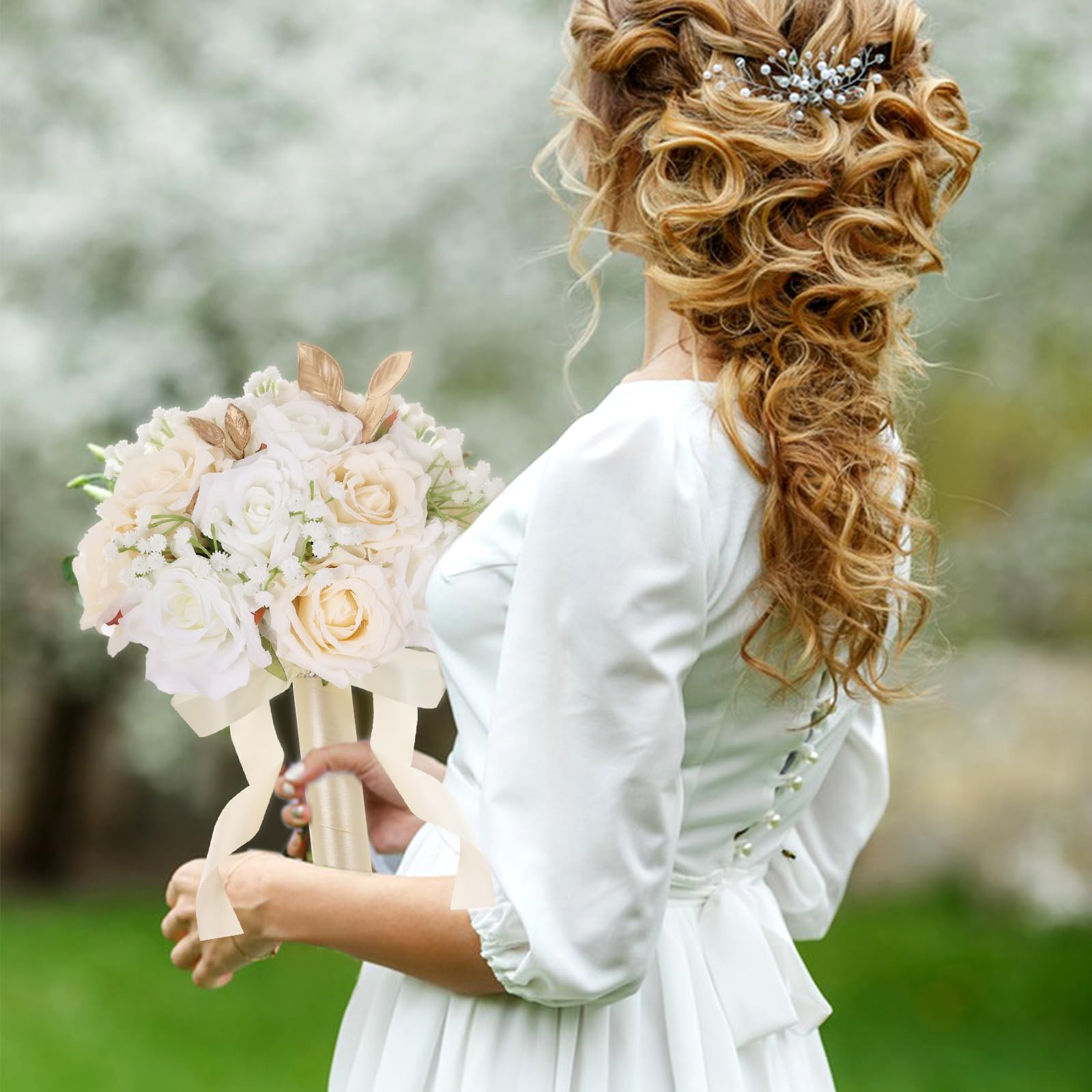 Qeedy wedding bouquet offers long-lasting beauty with minimal upkeep.