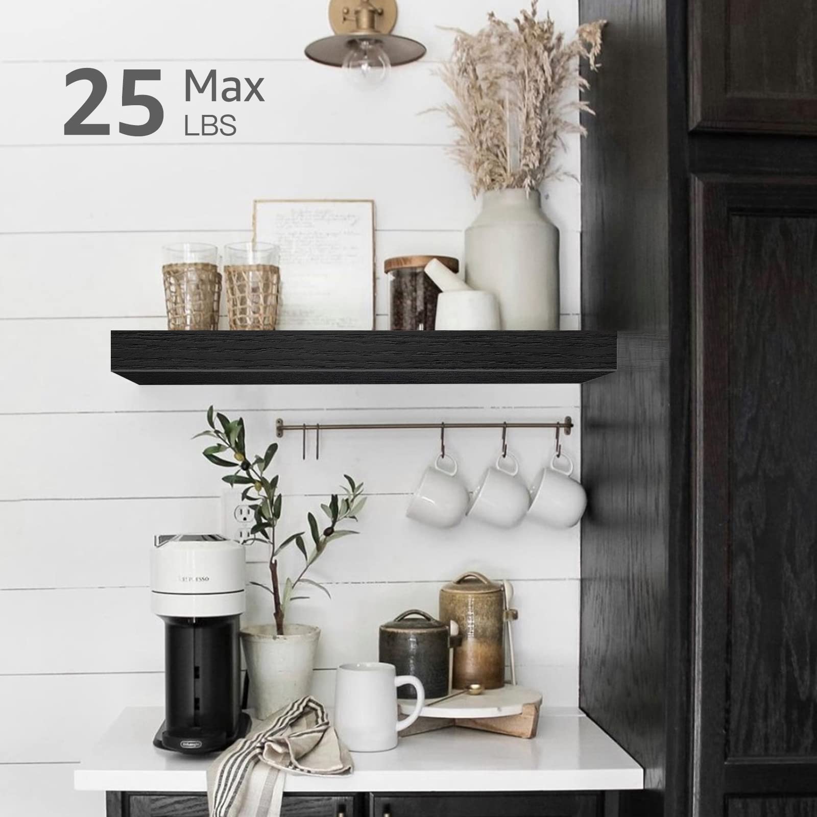 QEEIG shelves fit between windows for compact display and storage.