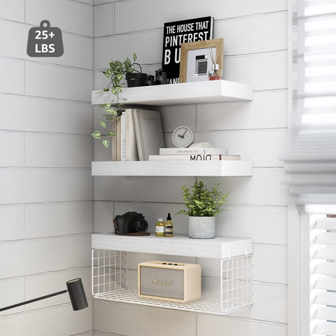 QEEIG toilet paper basket holds four rolls, keeps essentials accessible