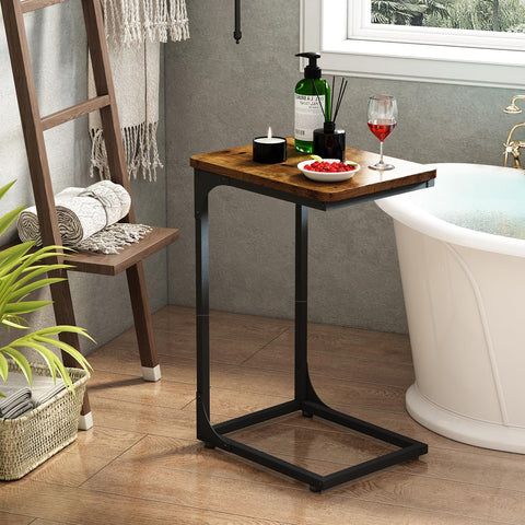 QEEIG C-table cozy living room end table for organization