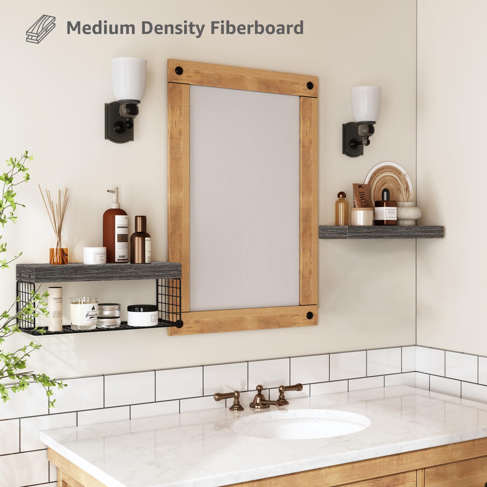 MDF material from QEEIG designed for moisture-prone bathrooms