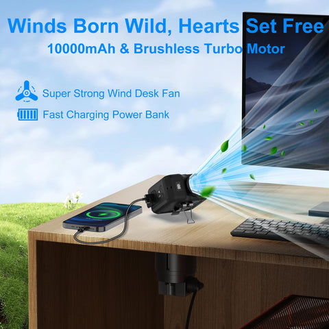 Qerhod 7-in-1 handheld mode for flexible airflow