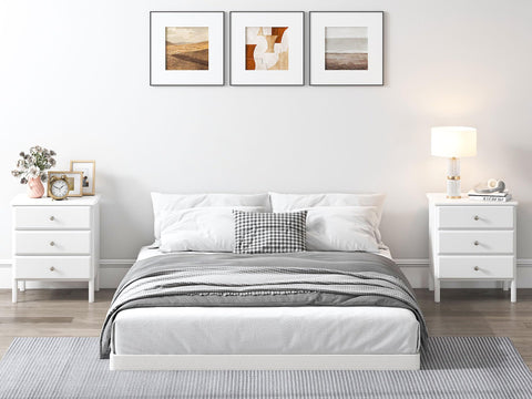 QEROMY jacquard cover protects mattress and minimizes movement.