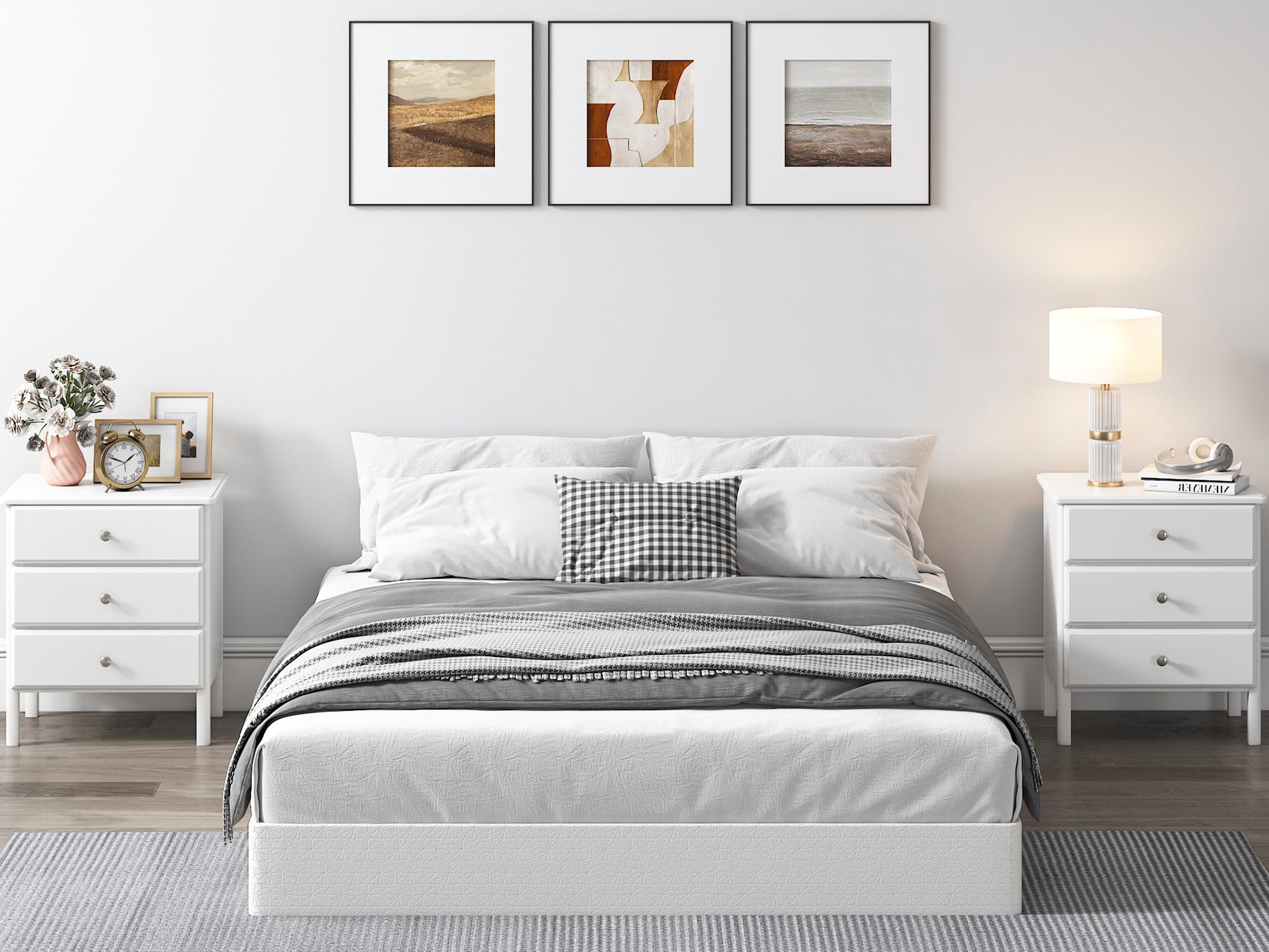 QEROMY quiet-design provides near-silent foundation for restful sleep.