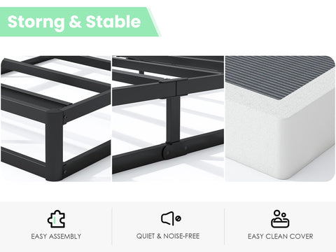 QEROMY queen-size dimensions ensure a precise fit for most mattresses.