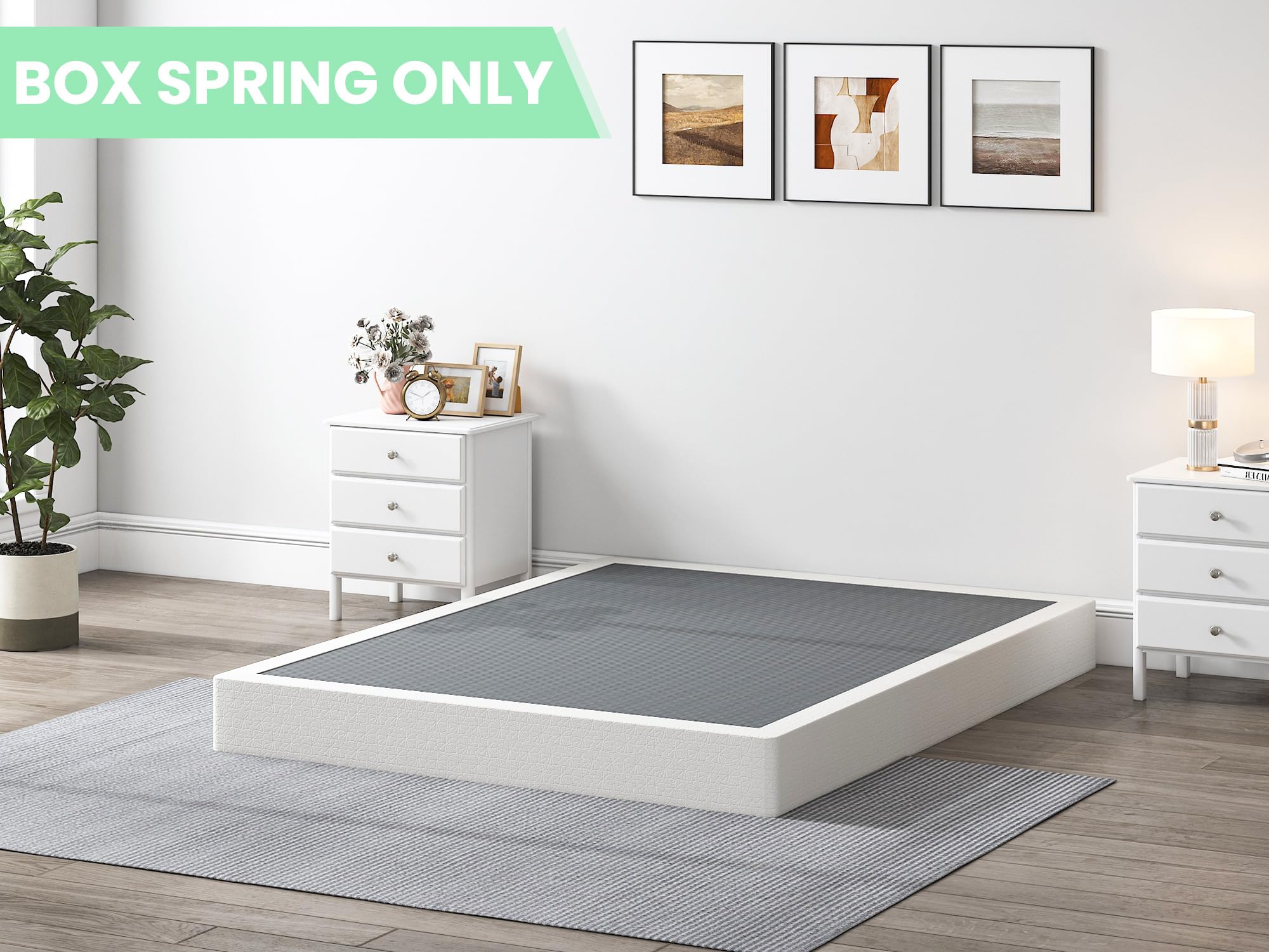 QEROMY stable foundation reduces movement for a steadier sleeping surface.
