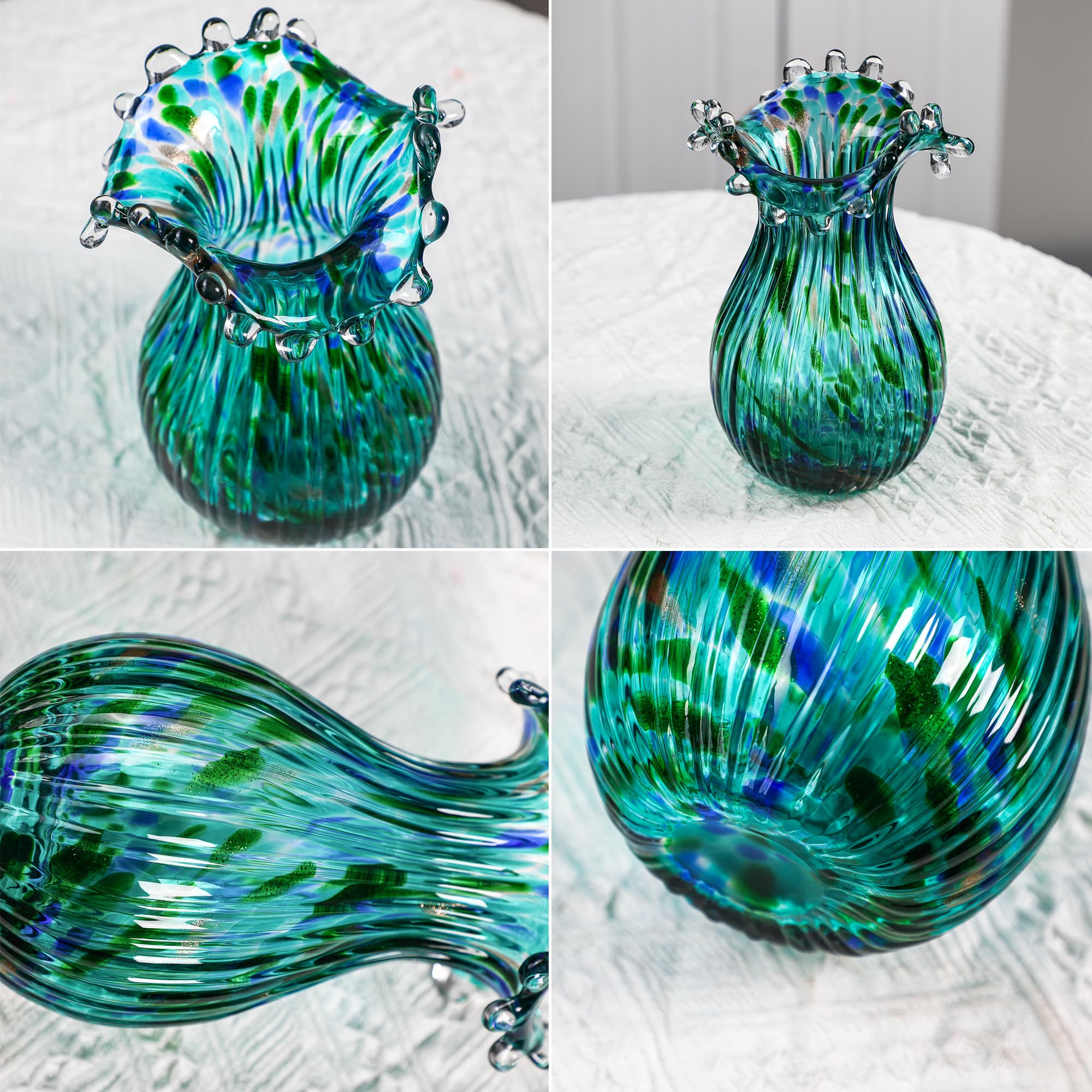 QFkris vase complements living room entryway or shelf displays