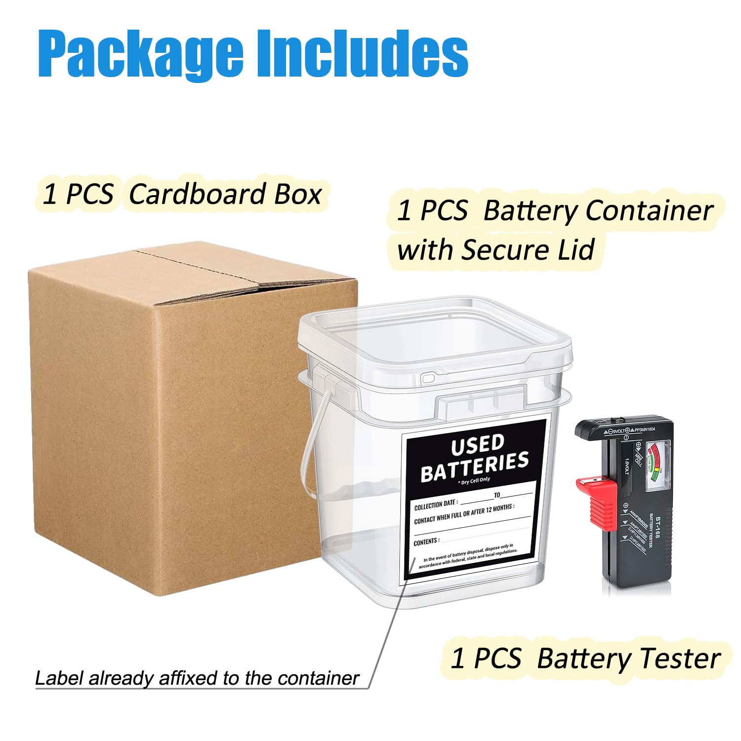 QHAND battery tester in action quickly checks multiple battery types.