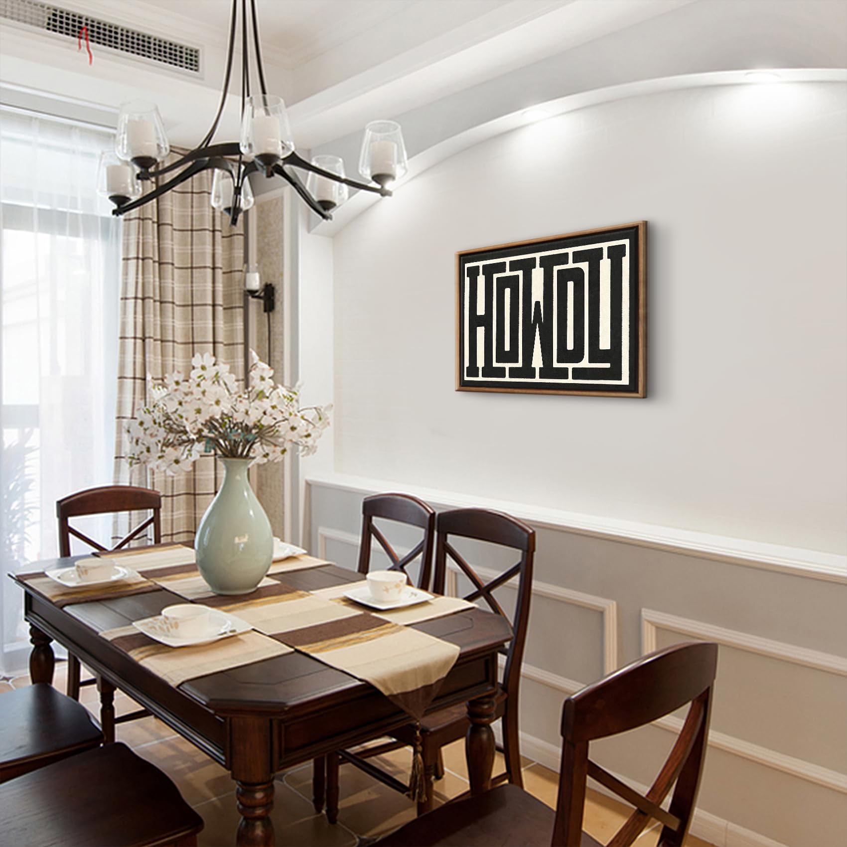 QIYFFBN framed canvas print pairs with eclectic interiors for stylish updates.
