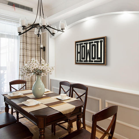 QIYFFBN framed canvas print pairs with eclectic interiors for stylish updates.