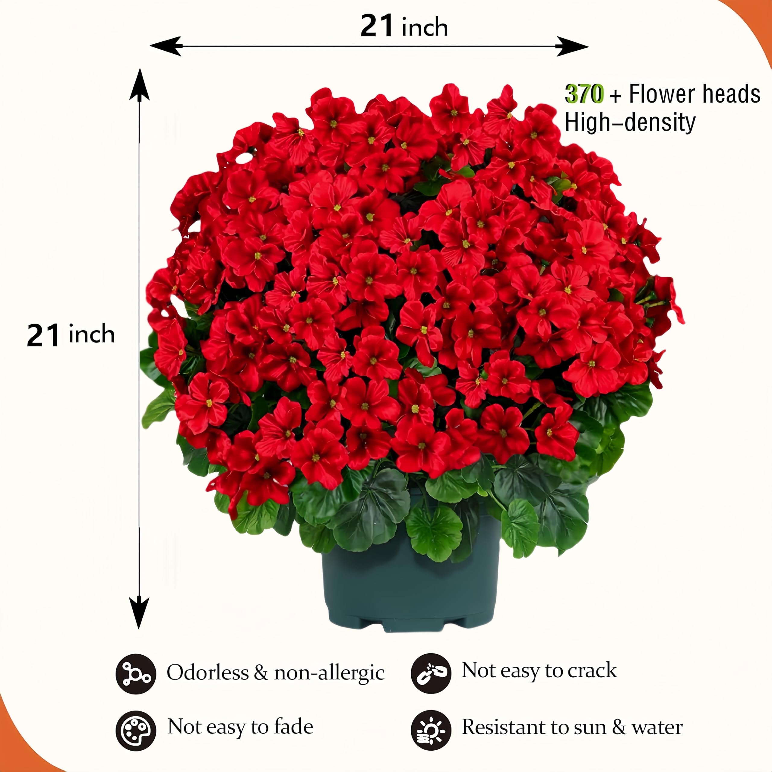 QIANYUN silky petals provide realistic texture for long-lasting display.